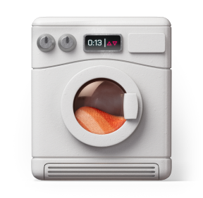 Front loading dryer