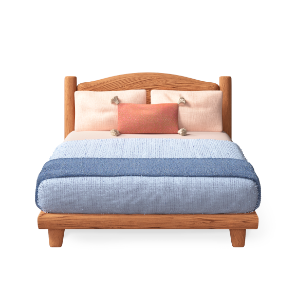 Large king bed