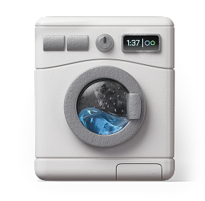 Front loading washer